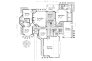European Style House Plan - 3 Beds 2.5 Baths 2205 Sq/Ft Plan #310-357 