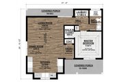 Ranch Style House Plan - 1 Beds 1 Baths 710 Sq/Ft Plan #1077-8 
