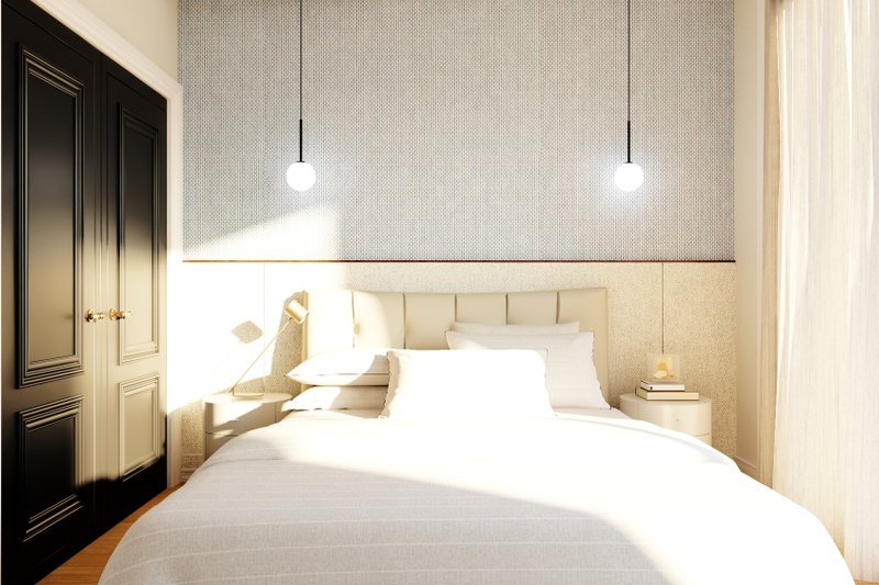 Architectural House Design - Interior - Bedroom 1 for Contemporary House Plan #1064-399 - 3 bed, 2.5 bath