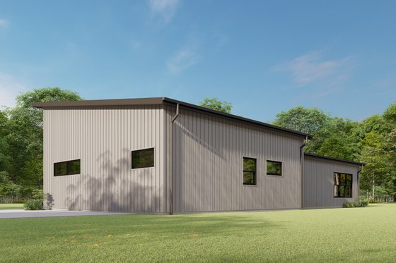 Exterior - Other Elevation 2 for Barndominium House Plan #1092-46 - 2 bed, 2 bath