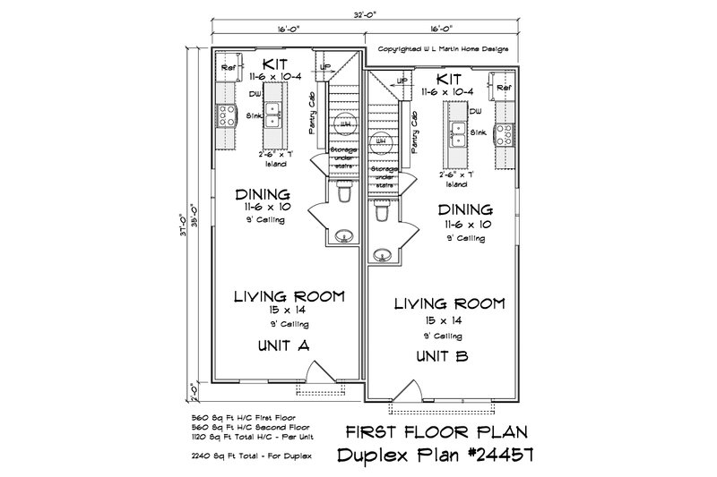 Home Plan - Floor Plan - Main Floor for Cottage House Plan #513-2251 - 4 bed, 5 bath
