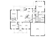 Ranch Style House Plan - 3 Beds 2.5 Baths 1910 Sq/Ft Plan #1060-376 