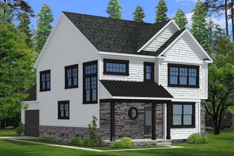 Home Plan - Traditional Exterior - Front Elevation Plan #1057-41