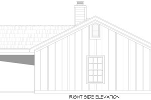 Exterior - Other Elevation 1 for Ranch House Plan #932-1070 - 3 bed, 2 bath