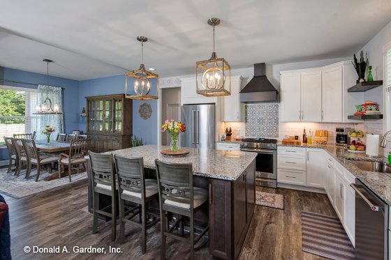 Interior - Kitchen for Farmhouse House Plan #929-1086 - 3 bed, 2.5 bath
