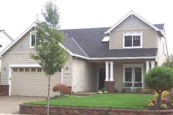 Exterior - Front Elevation for Craftsman House Plan #130-104 - 4 bed, 2.5 bath