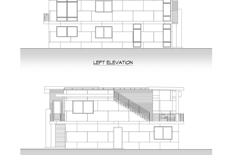 Home Plan - Exterior - Other Elevation 1 for Modern House Plan #1066-220 - 3 bed, 4 bath