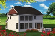 Traditional Style House Plan - 3 Beds 2.5 Baths 2622 Sq/Ft Plan #70-1201 