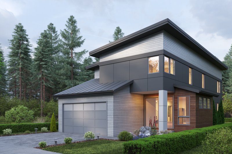 Dream House Plan - Exterior - Other Elevation for Contemporary House Plan #1066-234 - 5 bed, 3 bath