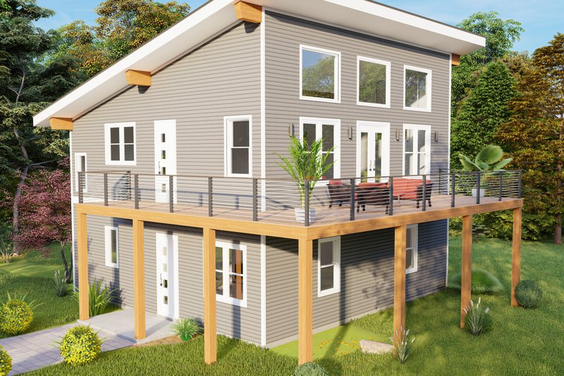 House Design - Modern Exterior - Front Elevation Plan #932-1269