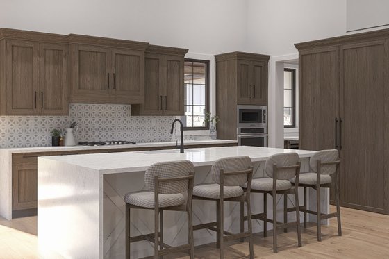 Interior - Kitchen for Barndominium House Plan #455-726 - 4 bed, 3.5 bath
