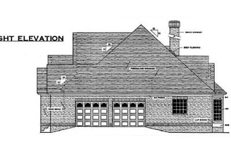 Dream House Plan - Exterior - Other Elevation 2 for Traditional House Plan #406-295 - 3 bed, 2 bath