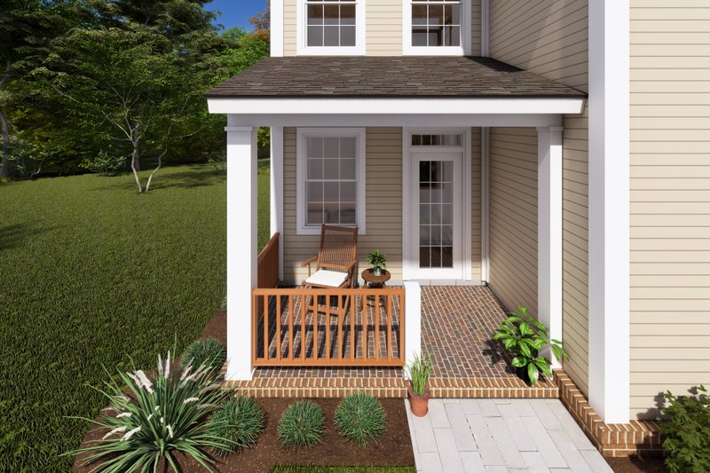 Home Plan - Exterior - Other Elevation 2 for Traditional House Plan #513-2081 - 3 bed, 2.5 bath