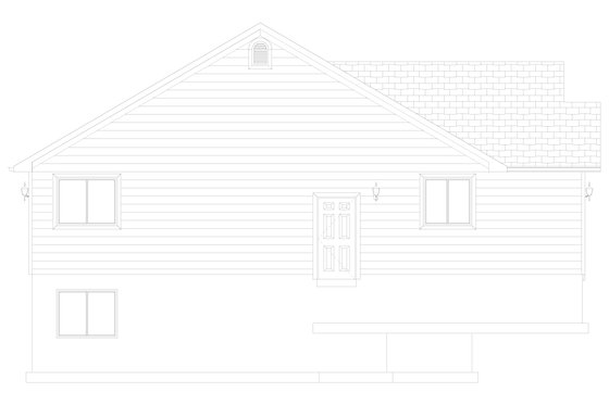 Exterior - Other Elevation for Ranch House Plan #1060-469 - 3 bed, 2 bath