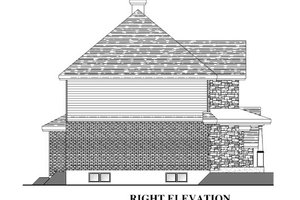 Exterior - Other Elevation for European House Plan #138-338 - 4 bed, 2.5 bath