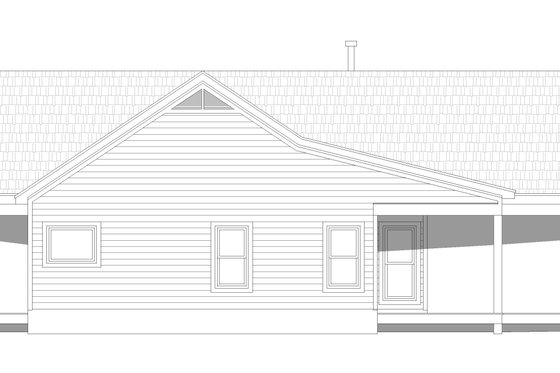 Exterior - Other Elevation for Victorian House Plan #932-409 - 3 bed, 2 bath