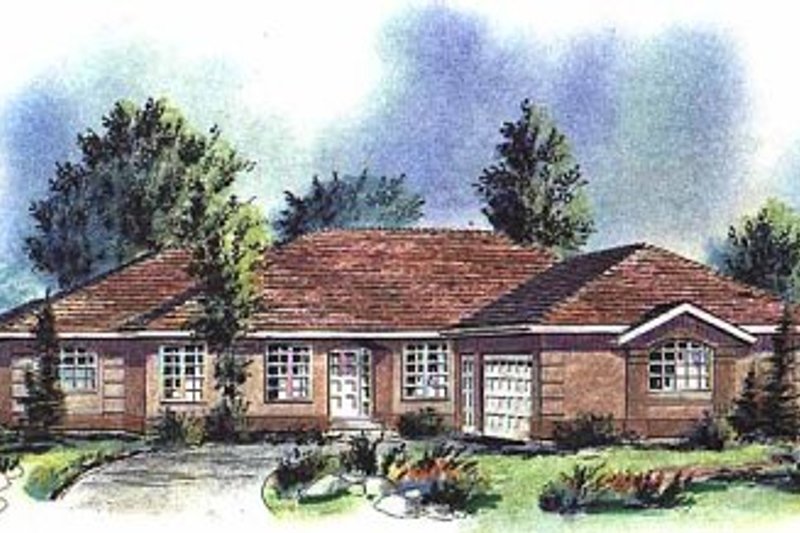 Home Plan - Ranch Exterior - Front Elevation Plan #18-152
