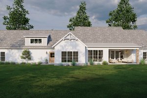 Exterior - Rear Elevation for Craftsman House Plan #923-308 - 5 bed, 3 bath