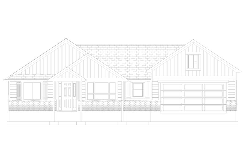 House Plan Design - Exterior - Front Elevation 4 for Traditional House Plan #1060-59 - 3 bed, 2 bath