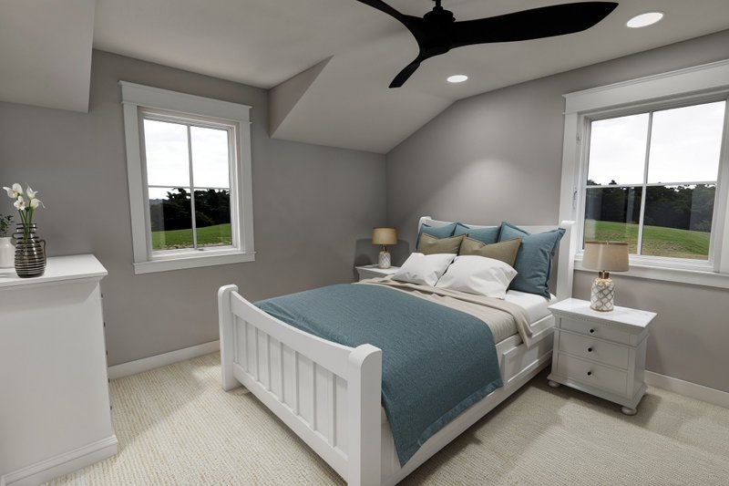 Dream House Plan - Interior - Bedroom for Farmhouse House Plan #51-1260 - 3 bed, 3.5 bath