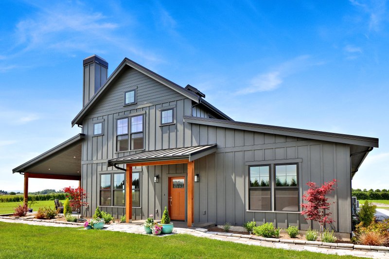 House Blueprint - Photo 8 for Barndominium House Plan #1070-275 - 1 bed, 1.5 bath