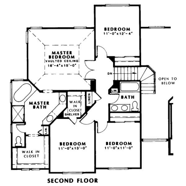 Bungalow Floor Plan - Upper Floor Plan #312-369