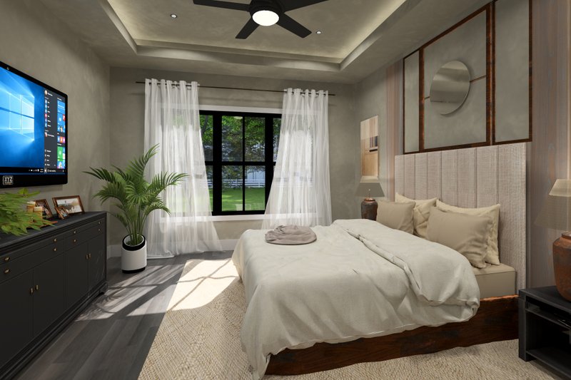 House Design - Interior - Master Bedroom for Cottage House Plan #120-285 - 3 bed, 2.5 bath