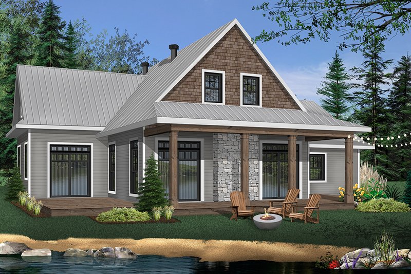 Home Plan - Craftsman Exterior - Front Elevation Plan #23-2709