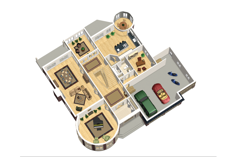 Dream House Plan - Floor Plan - Main Floor 1 for European House Plan #25-4690 - 5 bed, 3 bath