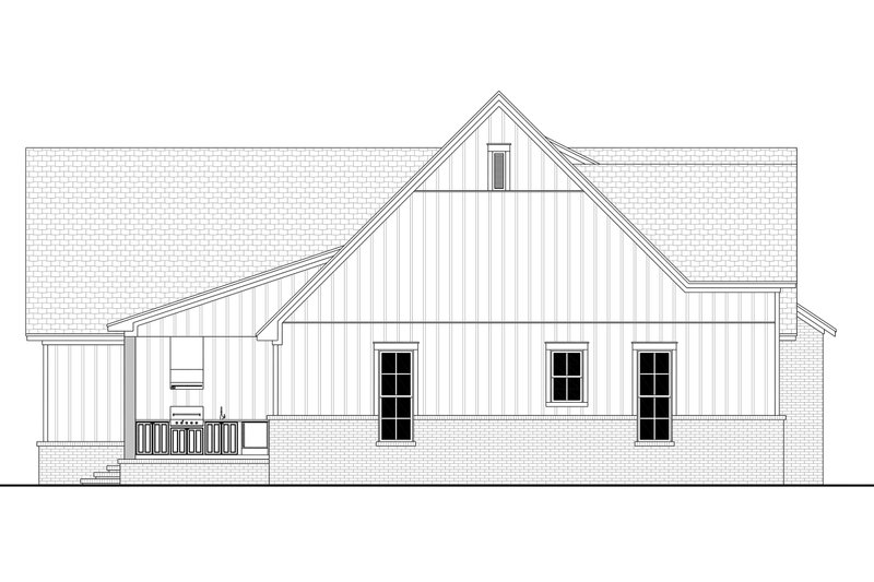 Dream House Plan - Exterior - Other Elevation for Farmhouse House Plan #430-436 - 3 bed, 2 bath