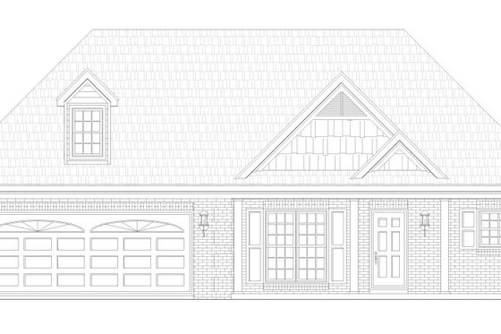 Exterior - Front Elevation 3 for Traditional House Plan #932-143 - 2 bed, 2 bath