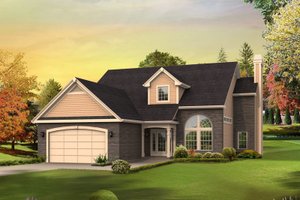 Exterior - Front Elevation Plan #57-603