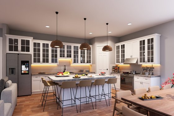 Interior - Kitchen for Contemporary House Plan #932-1430 - 4 bed, 4.5 bath