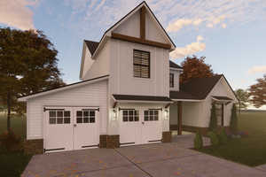 Exterior - Other Elevation 1 for Farmhouse House Plan #1098-6 - 4 bed, 3 bath