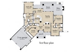 Storybook craftsman house plan by David wiggins - 2100sft