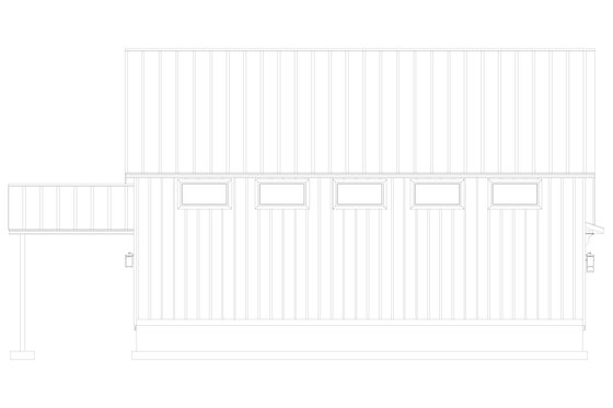 Exterior - Other Elevation for Barndominium House Plan #1060-473 - 2 bed, 2 bath