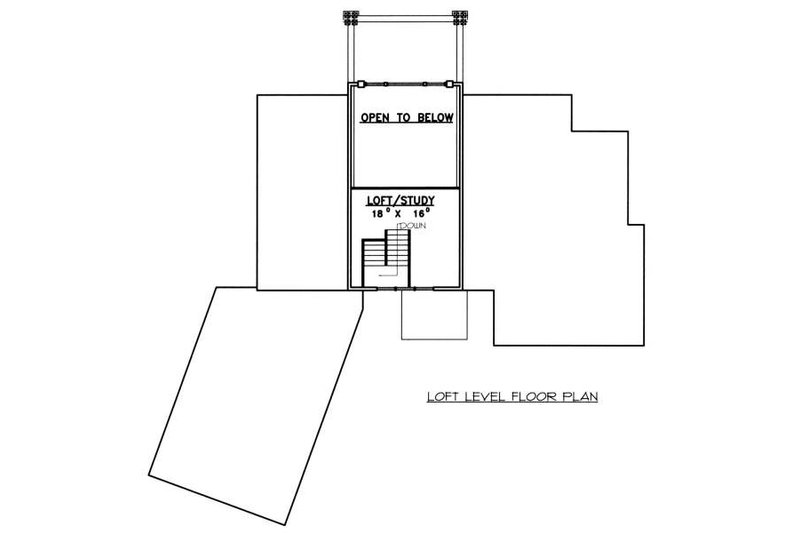 Home Plan - Floor Plan - Upper Floor for Bungalow House Plan #117-574 - 3 bed, 2.5 bath