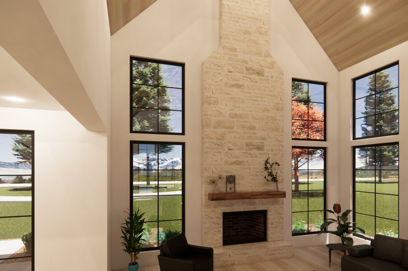 Home Plan - Interior - Family Room for Farmhouse House Plan #1096-5 - 4 bed, 4.5 bath