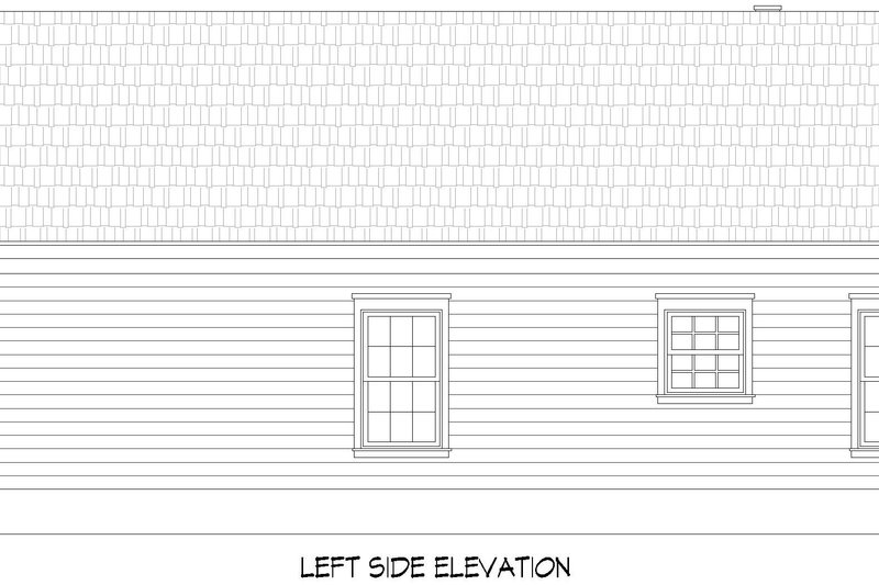 Architectural House Design - Exterior - Other Elevation for Contemporary House Plan #932-1027 - 2 bed, 1 bath