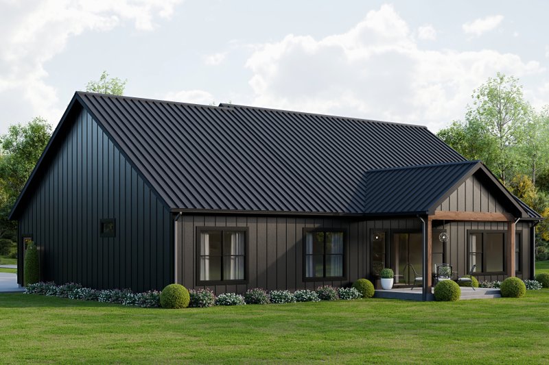 Dream House Plan - Exterior - Rear Elevation for Country House Plan #1089-66 - 3 bed, 2 bath