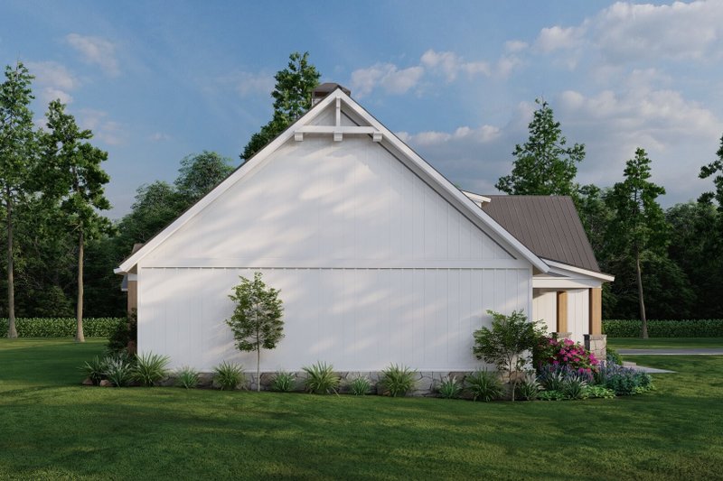Dream House Plan - Exterior - Other Elevation 4 for Farmhouse House Plan #923-359 - 5 bed, 3 bath