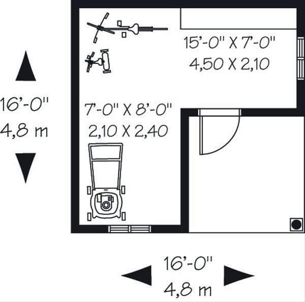 Home Plan - Cottage Floor Plan - Main Floor Plan #23-759