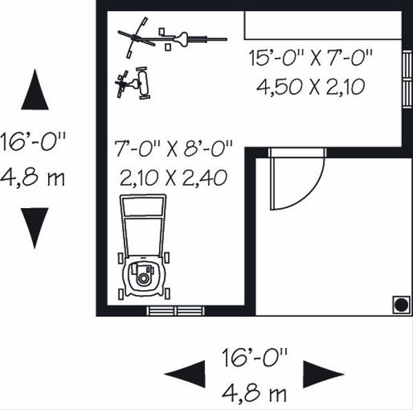 House Plan Design - Cottage Floor Plan - Main Floor Plan #23-759