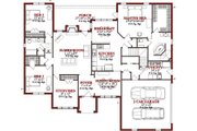 Traditional Style House Plan - 4 Beds 2.5 Baths 2420 Sq/Ft Plan #63-201 