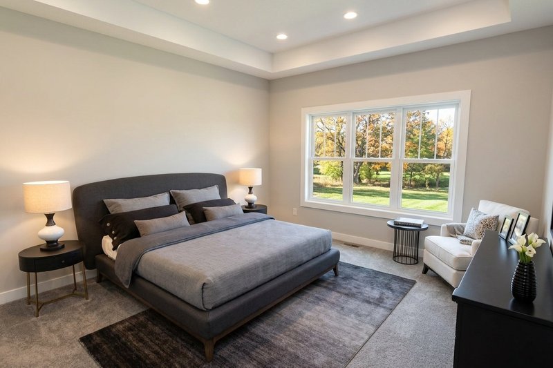 House Blueprint - Interior - Master Bedroom for Craftsman House Plan #51-1541 - 3 bed, 2.5 bath