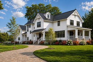 House Plan Design - Exterior - Front Elevation for Farmhouse House Plan #928-460 - 4 bed, 2.5 bath