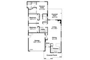 Craftsman Style House Plan - 3 Beds 2 Baths 1603 Sq/Ft Plan #124-899 