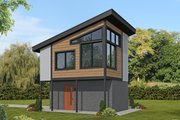 Modern Style House Plan - 1 Beds 1 Baths 320 Sq/Ft Plan #932-966 