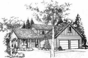 Traditional Exterior - Front Elevation Plan #78-211