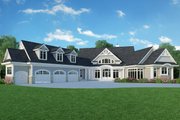 Ranch Style House Plan - 3 Beds 2.5 Baths 3188 Sq/Ft Plan #929-655 